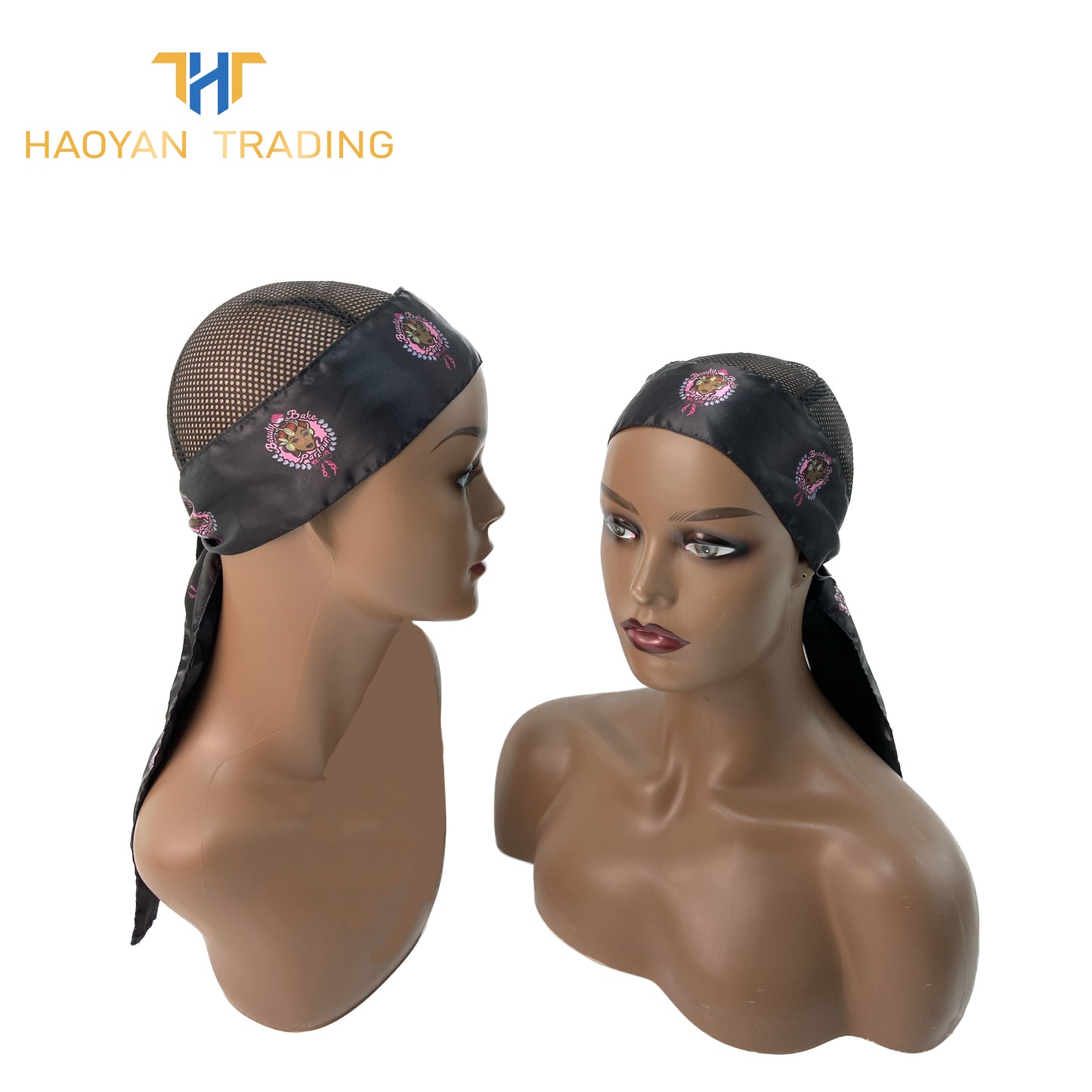 Full Logo Silk Head Wrap