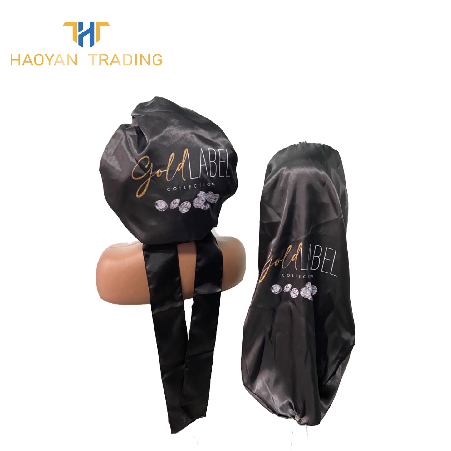 Satin Circle Bonnet With Satin tie