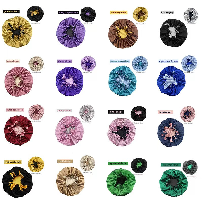 Flower Double Layer Circle bonnet
