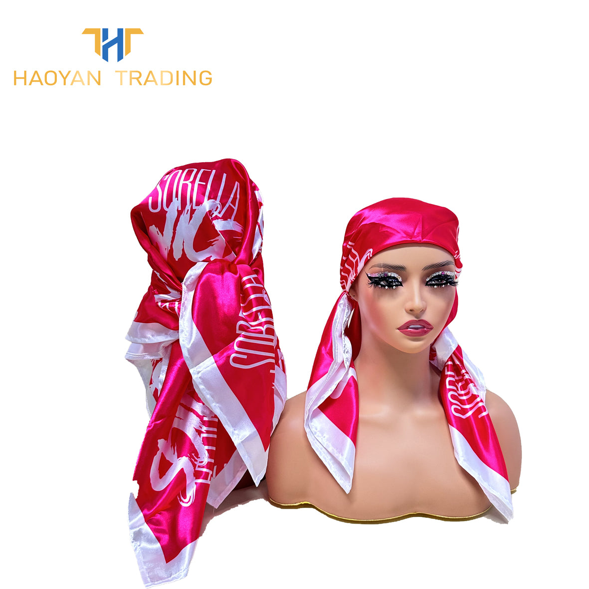 Full logo Women Silk Scarf