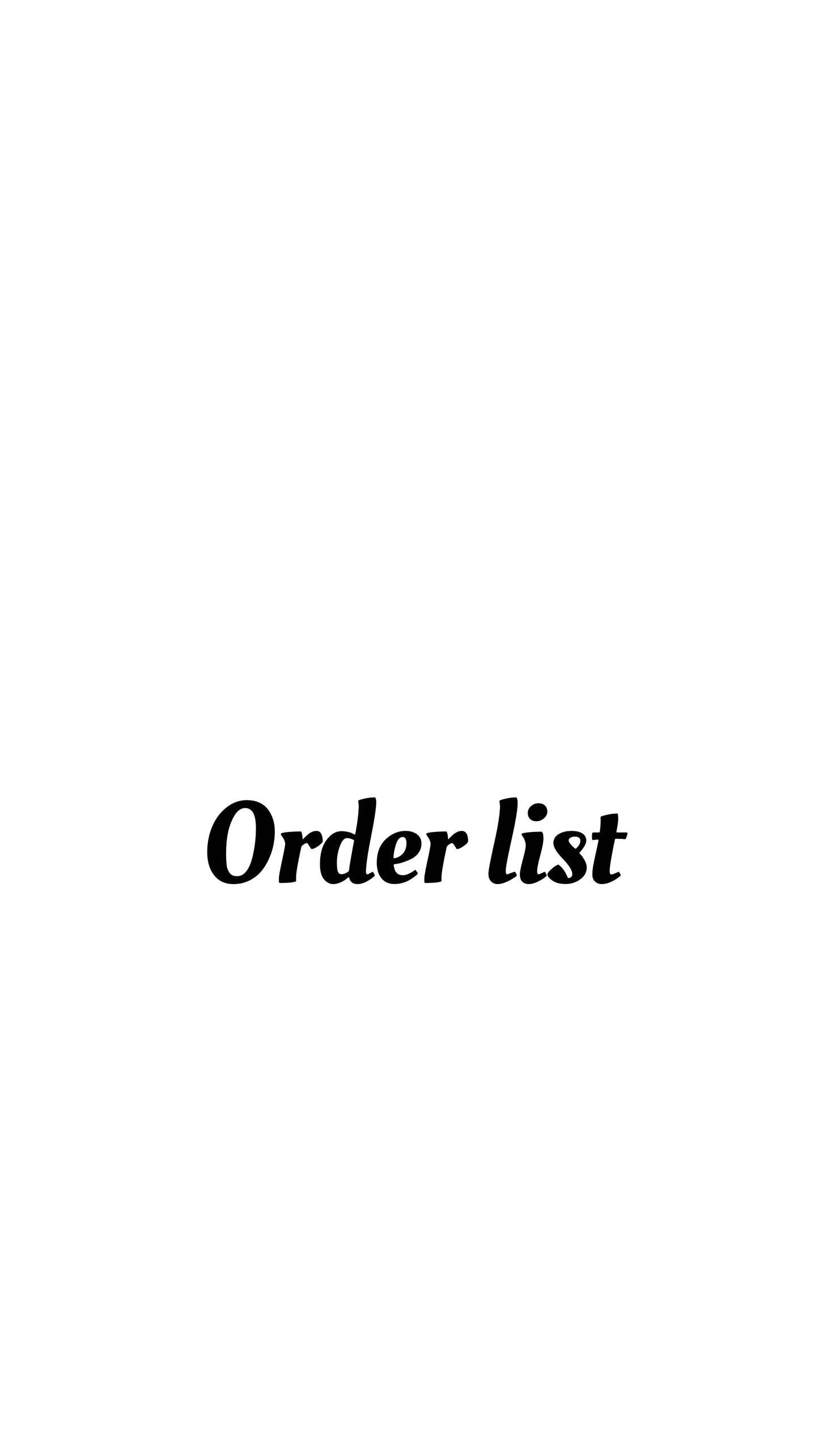 order