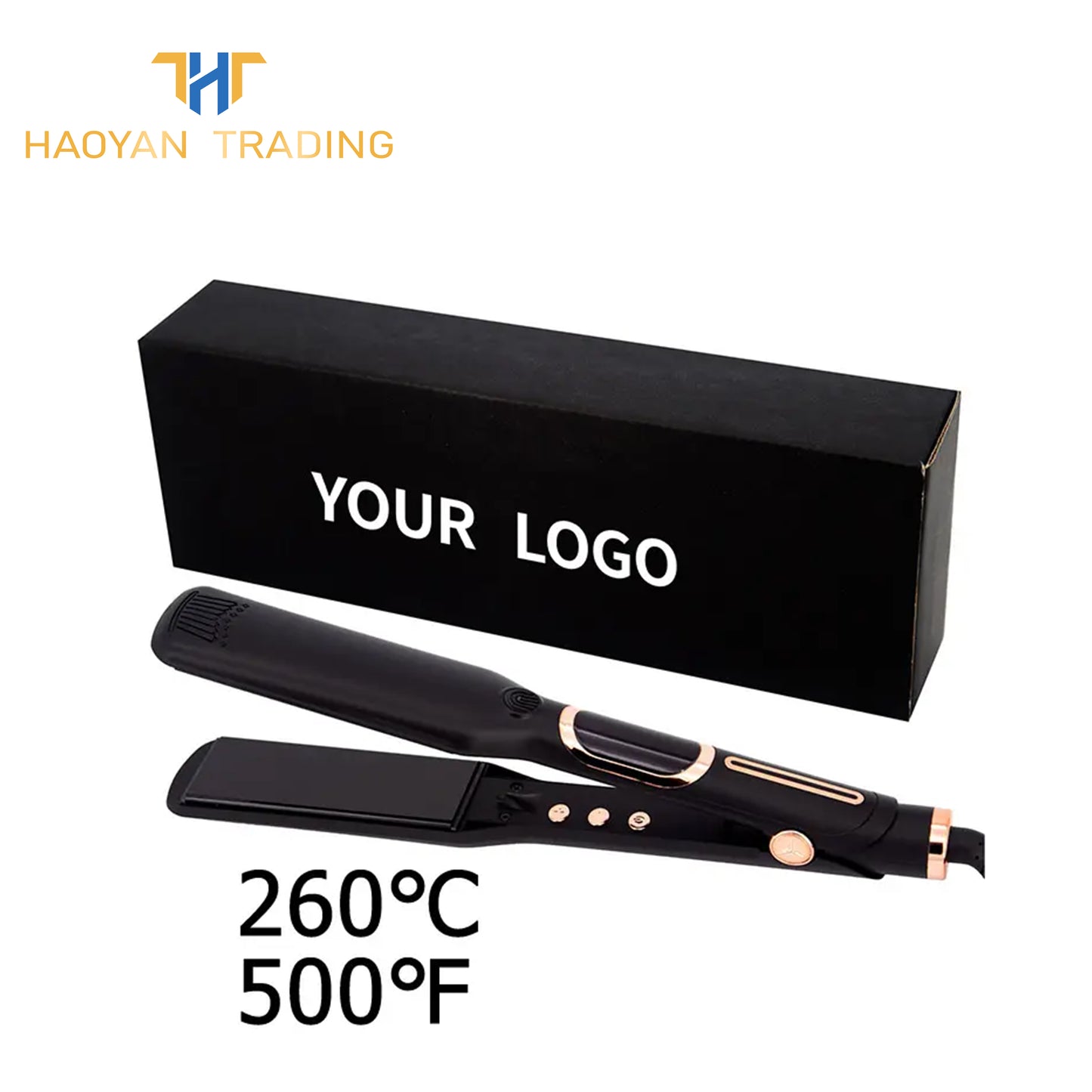 500F Flat Iron Tourmaline Ceramics Print Logo