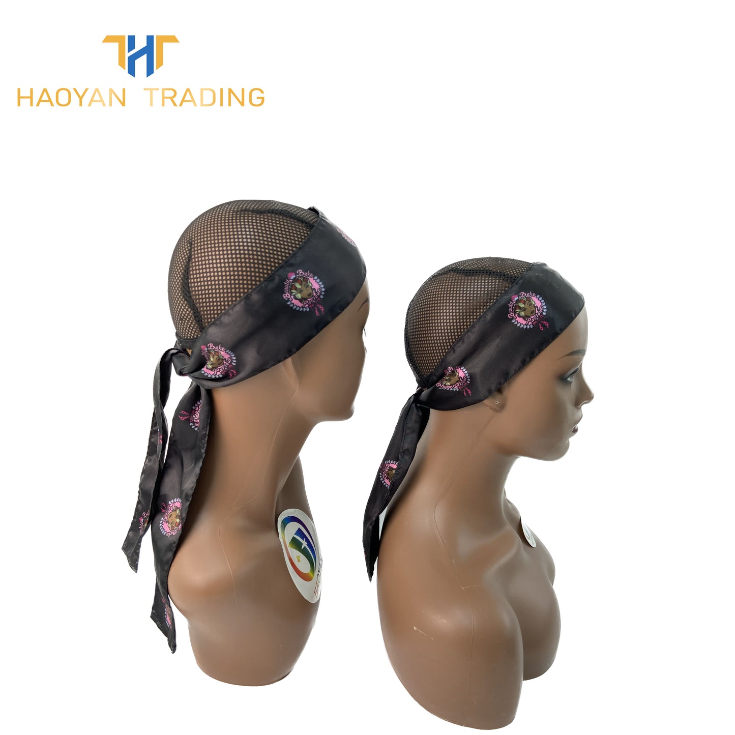 Full Logo Silk Head Wrap