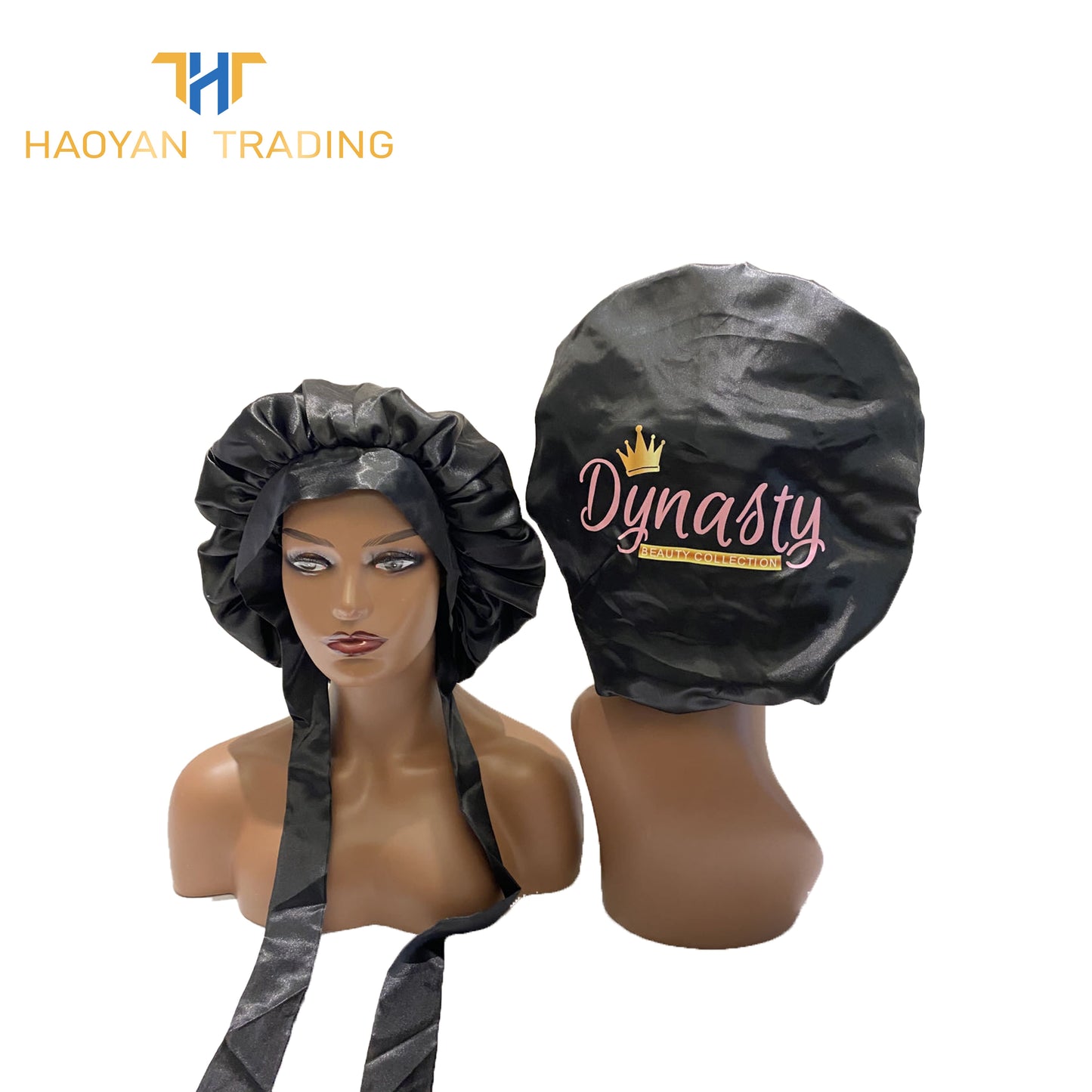 Satin Circle Bonnet With Satin tie