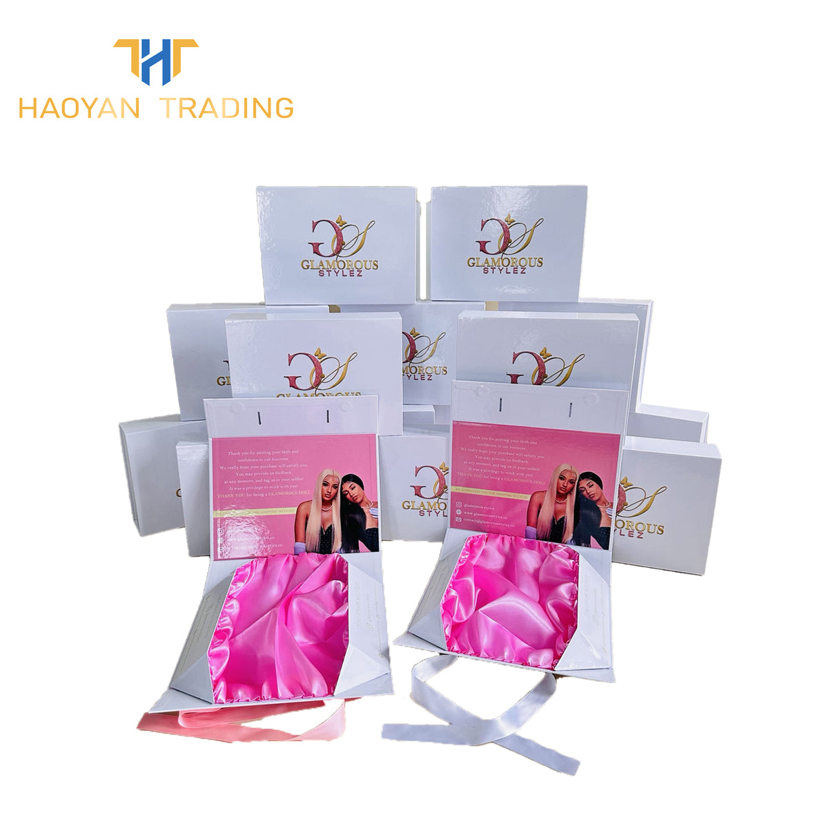 Thickness Luxury Fold Box With Satin Lining