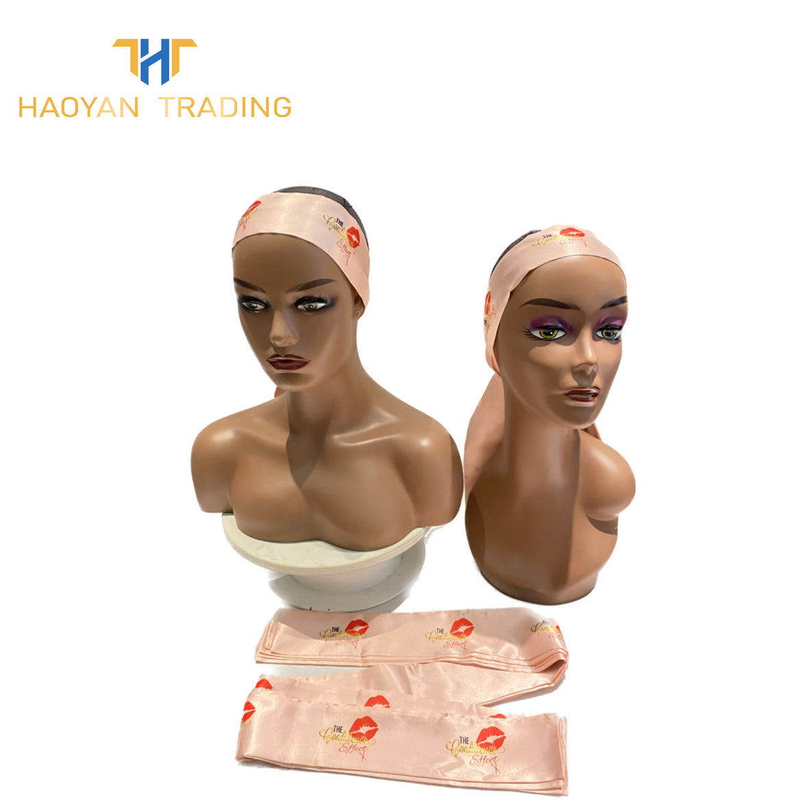 Full Logo Silk Head Wrap