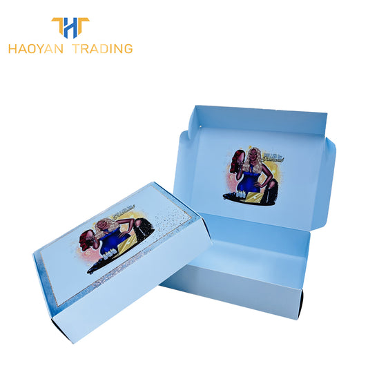 Double Print Hair Wig Box