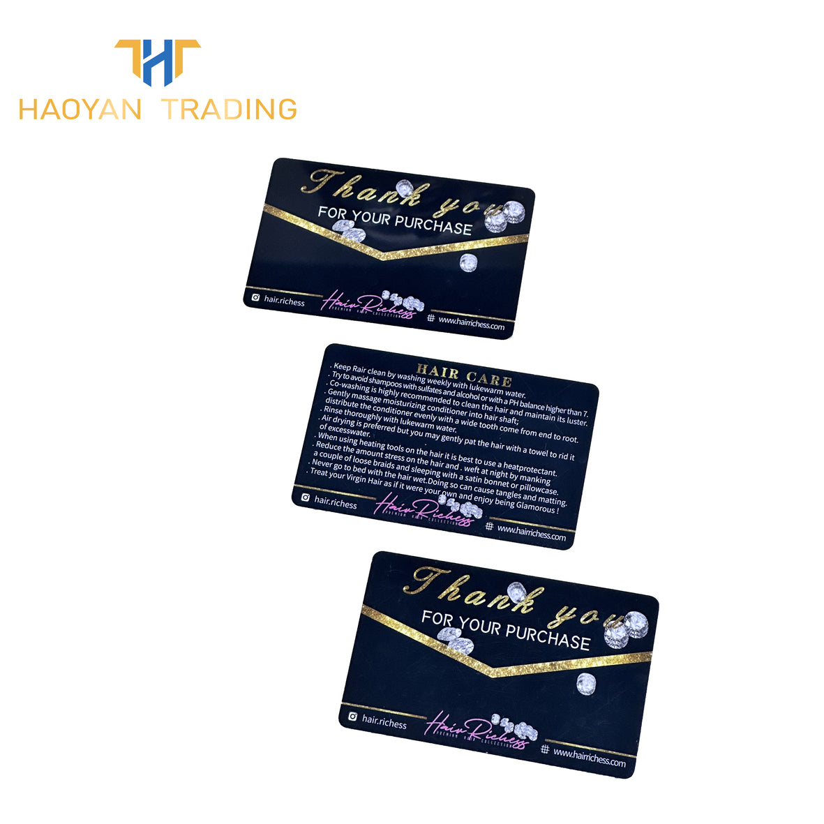 Pvc Businesss Card/ Thank You Card